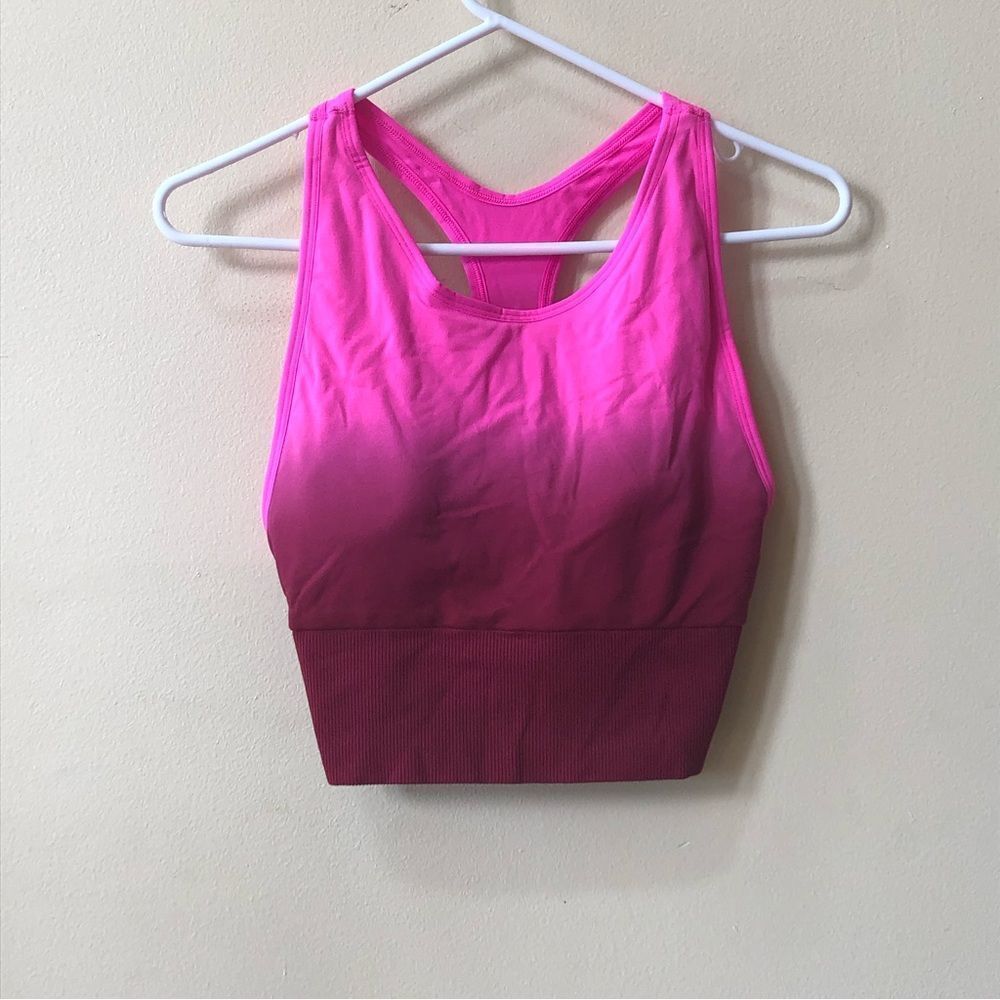 PINK Victoria's Secret Ombre Sports Bra - Pink and Purple